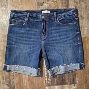 Ann Taylor Loft Women's Cuffed Jean Shorts Size 28/6
